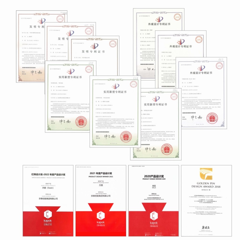 設(shè)計專利及獎項